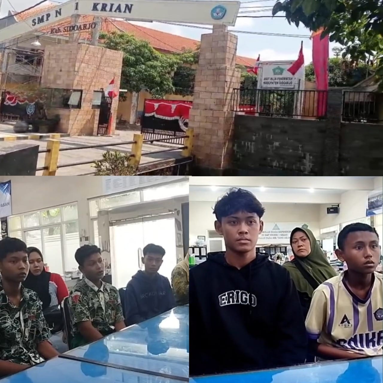 Keluarga Siswa SMPN 1 Krian Minta Dugaan Kekerasan Senior Diusut dan Ditangani Serius